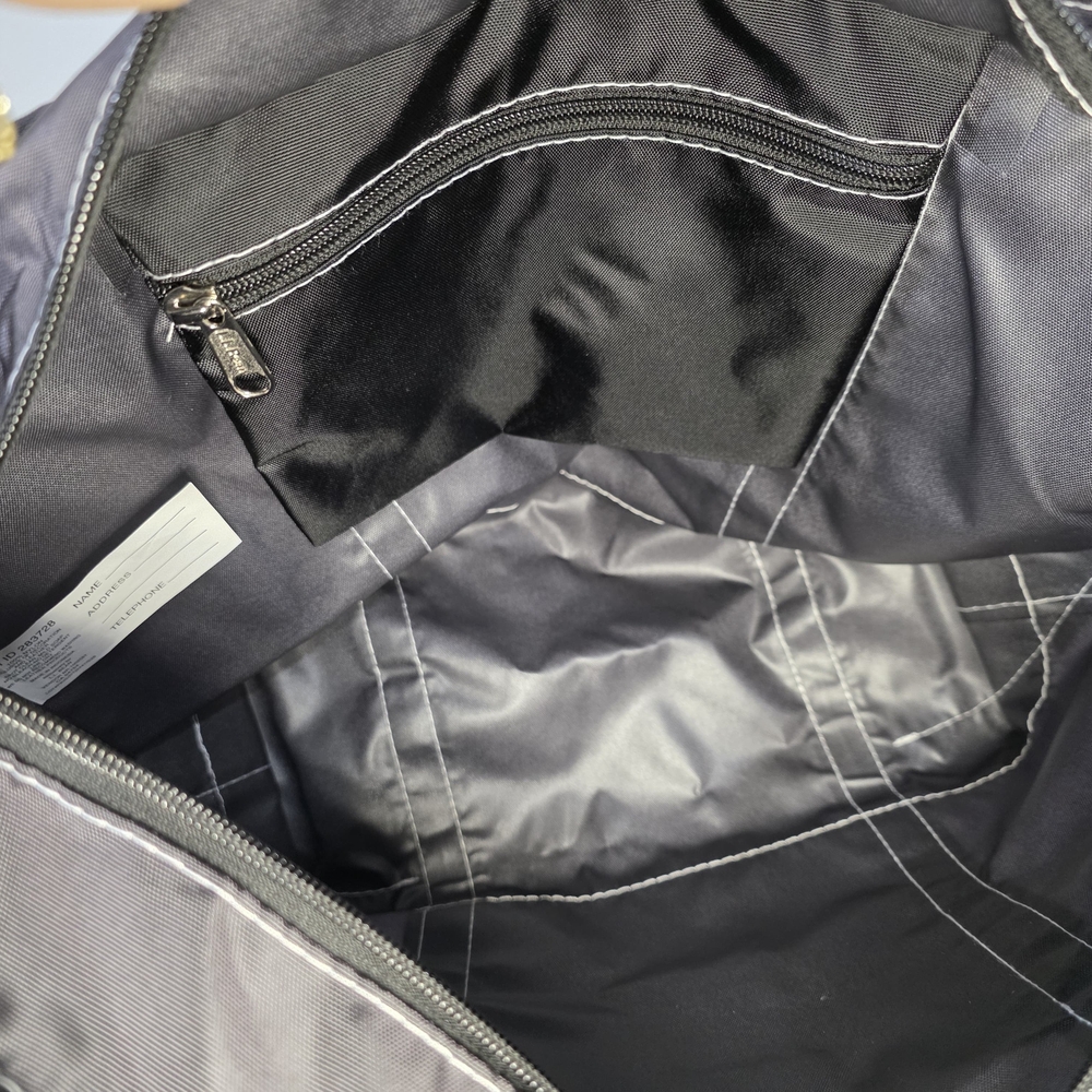 L.L. Bean Tote Bag - Gray Nylon - Unisex Travel /Gym Bag. - Picture 6 of 6